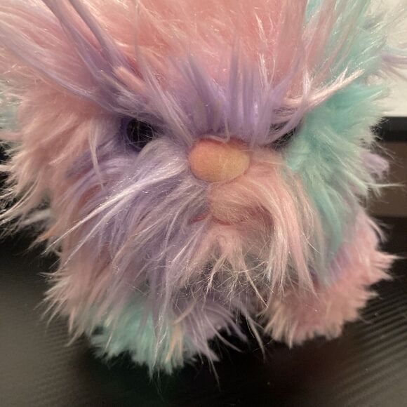 Build A Bear Pastel Color Fuzzy Long Hair Bunny Rabbit 12" Plush - Picture 6 of 6